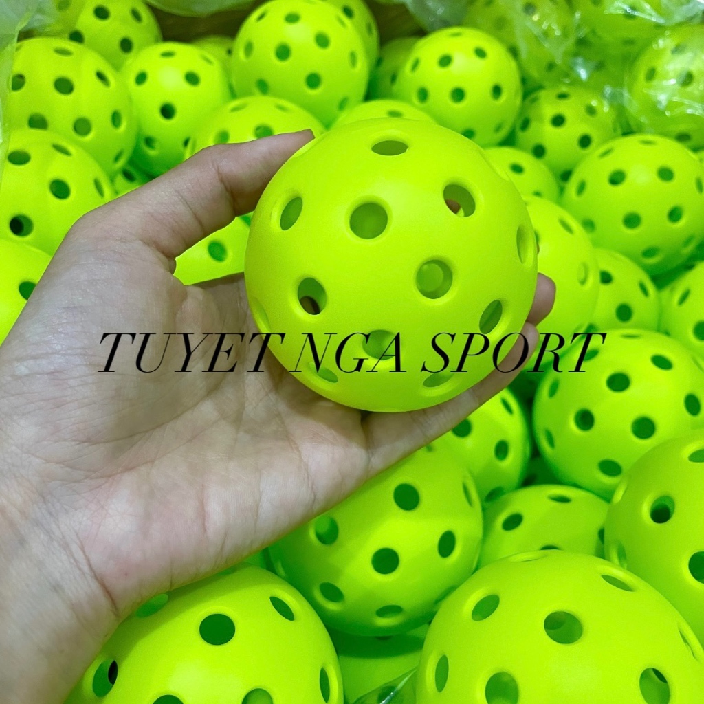Banh Pickleball tập luyện cao cấp [TUYET NGA SPORT] 40 lỗ (1 banh/4 banh/6 banh)