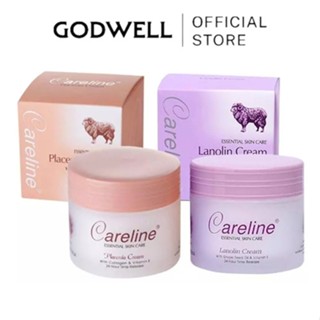 Kem dưỡng ẩm mỡ cừu tím và kem dưỡng da mỡ cừu cam Careline Lanolin/Placenta Cream Úc dung tích 100ml