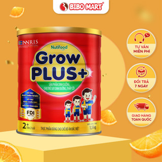  Sữa GrowPLUS+ Đỏ Trên 2 Tuổi Cho Bé Lon 1,5kg Hỗ Trợ Tăng Cân Phát Triển Não Bộ Chiều Cao-Bibo Mart 