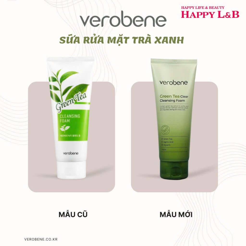 SỮA RỬA MẶT VEROBENE HÀN QUỐC