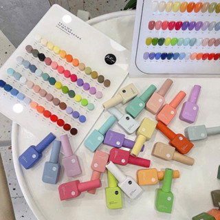 Set sơn gel 60màu Jikai logo dập nổi hàng chuẩn chính hãng- xưởng jikaiclo nhờ bán hộ [ Tặng kèm base, top, 2 bảng màu ]