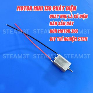  Motor 130 phát điện hàn sãn dây điện công nghệ lớp 4 5 - phát điện siêu mạnh học tập DIY steam - LK0840 
