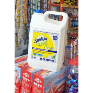Nước rửa chén Sunlight 5kg hương chanh