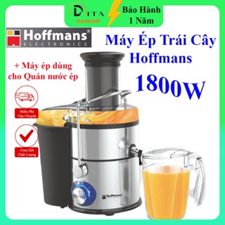 Máy ép trái cây Hoffmans 1800W cao cấp. Máy ép nhanh, dùng tốt cho tiệm kinh doanh nước ép, BH 1 năm