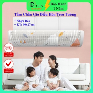 Tấm chắn gió, chuyển hướng gió máy lạnh dài 90cm