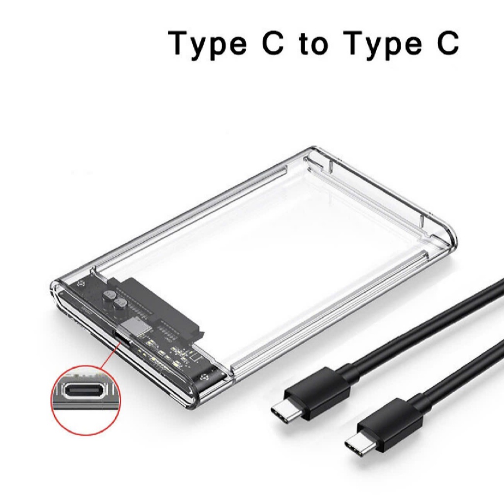 Hộp Đựng Ổ Cứng 2,5” Sata SSD, HDD Box Usb 3.0 TYPE C. Chính Hãng Unitek , Maiwo, BENFEI