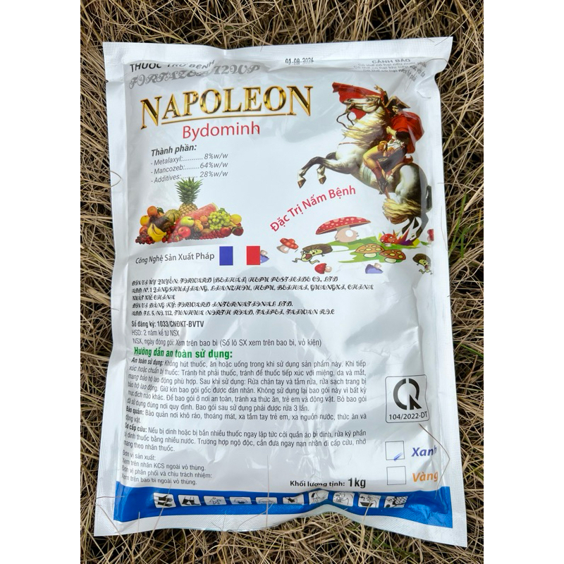 [BỘT XANH] THUỐC TRỪ BỆNH FORTAZEB 72WP NAPOLEON BYDOMINH 1KG ( Metalaxyl 8% + Mancozeb 64% ) Đ Ặ C 