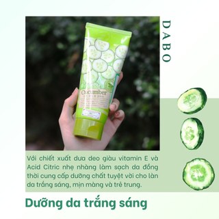 Sữa rửa mặt dưa leo Dabo Foam Cleanser 180ml