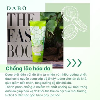Sữa rửa mặt dưa leo Dabo Foam Cleanser 180ml