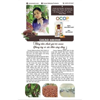 Bột Cacao Mekong Trà Vinh Túi 100gr