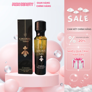 Tinh dầu dưỡng tóc cao cấp COCOESL Amber 60ml - Phục hồi tóc Hư tổn và Chẻ ngọn 100%
