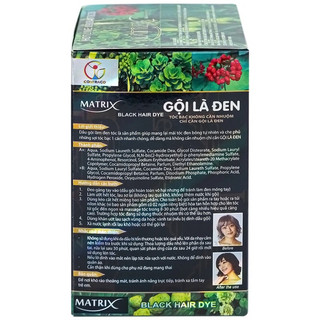 [Bán lẻ từng gói] Dầu gội nhuộm tóc Gội Là Đen Matrix - 25ml/gói