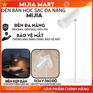  Đèn bàn học sạc đa năng Xiaomi Mijia. Đèn ngủ kẹp bàn pin 2000mah 