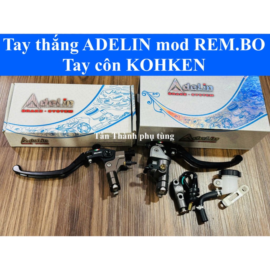 Tay thắng ADELIN mod REM.BO RCS 17 + Tay col KOHKEN chính hãng