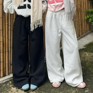 [DEAL SỐC] AB HOUSE - Quần nỉ ống rộng Sweat pants form rộng nam nữ