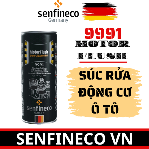 Súc rửa động cơ ô tô SENFINECO 9991 Motor Flush Engine Flush 443ml - Súc động cơ Ô tô