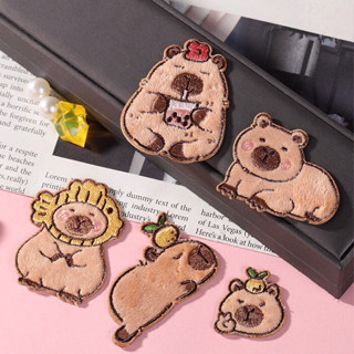 Miếng vá dán, ủi, may lên quần áo rách - trang trí khăn, túi, điện thoại,..miếng vá quần áo rách.(Bảng màu Capybara)