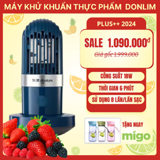 Máy khử trùng, tiệt trùng thực phẩm Xiaomi Donlim - Máy rửa trái cây, rau củ quả, thịt, cá - Loại bỏ chất độc hại!