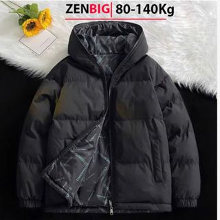 Áo Khoác Phao Bigsize Nam ZENBIG, áo phao có mũ siêu ấm dành cho người từ 80-140kg.