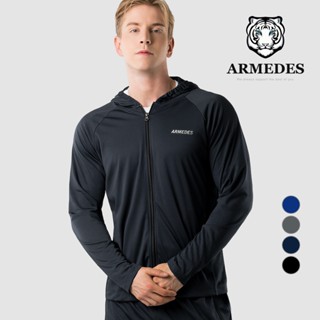 Áo Khoác Thể Thao Nam Siêu Khô Thoáng Tập Gym 99% Polyester Siêu Thấm Hút và Mát Mịn Chính Hãng ARMEDES Hàn Quốc AR 91