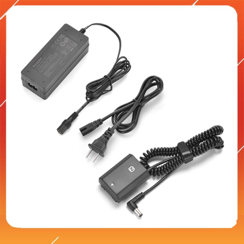 Pin ảo - Dummy Kingma FZ100 Cho Sony + Adapter Dùng Điện áp 220v