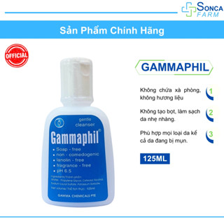 Sữa Rửa Mặt Gammaphil 125ml Cho Da Nhạy Cảm, Da Mụn