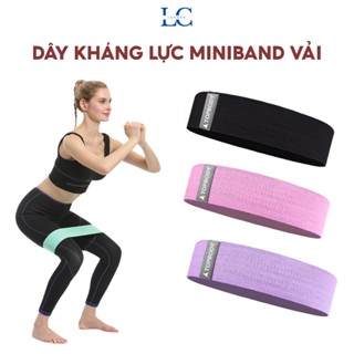 Dây kháng lực tập gym, dây Vải tập mông đùi SakoMall BAKLU01