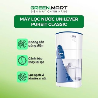  Bình lọc nước sạch uống trực tiếp Pureit Classic 9 lít | Máy lọc nước mini để bàn văn phòng gia đình 