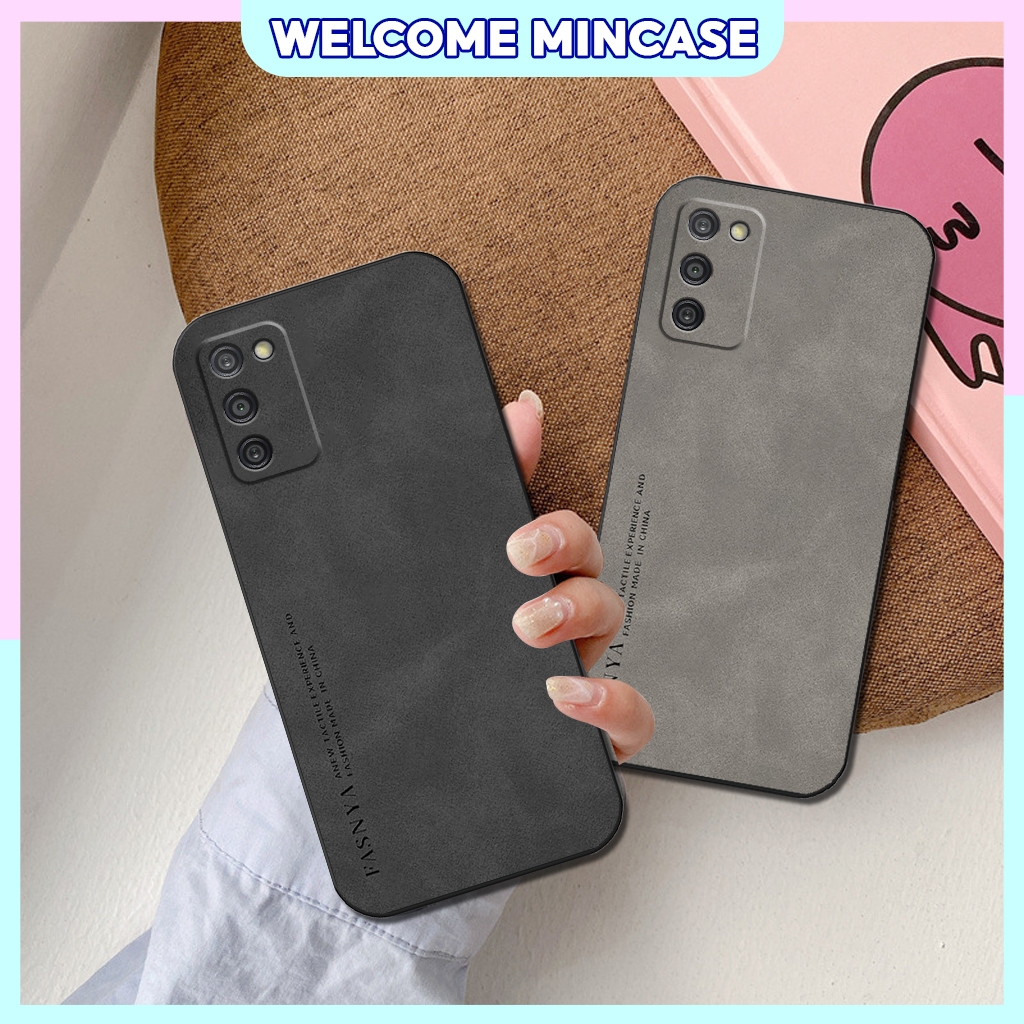 Ốp lưng Samsung A03s, A02s, M02s in hình Da 3D, basic, dẻo cạnh vuông giá rẻ