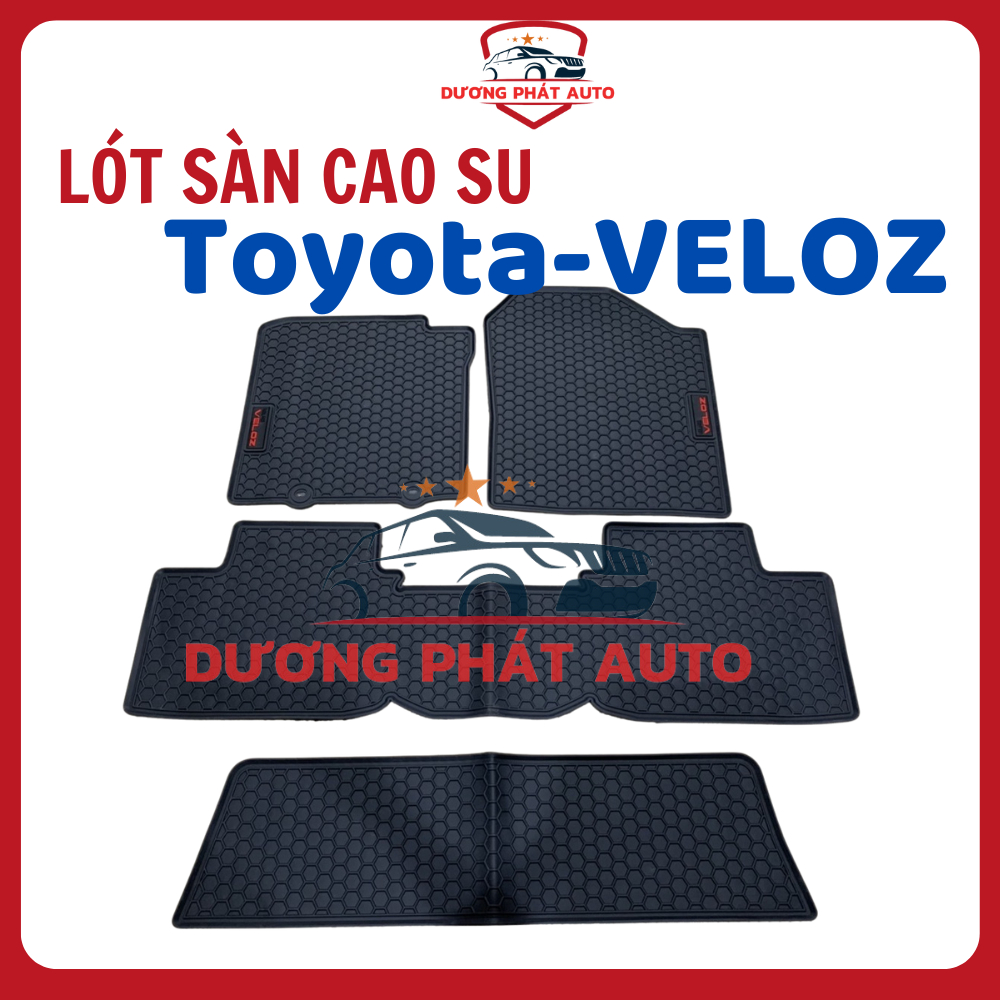 Thảm lót SÀN xe Toyota Veloz Cross 2022-2025 cao su đúc