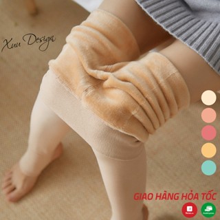Quần tất giữ nhiệt XUU lót lông co giãn chất liệu cao cấp chống xước giữ nhiệt siêu ấm - QT08