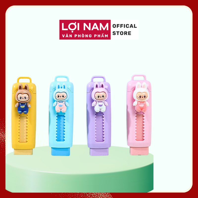 Tẩy bút chì hình dao rọc giấy hình capybara labubu, gôm tẩy chì đáng yêu tẩy siêu sạch, loinamvpp sỉ