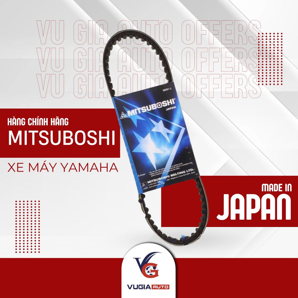 Dây Curoa MITSUBOSHI xe máy YAMAHA - NOZZA, NOZZA GRANDE/ FREEGO