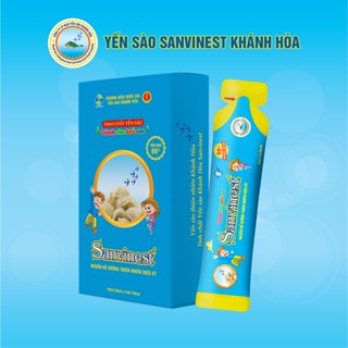   Hộp 10 túi x 25ml  69% Tinh Chất Yến Sào Khánh Hòa Sanvinest Cho Trẻ Em - Hấp Thu Tối Đa Dưỡng Chất 