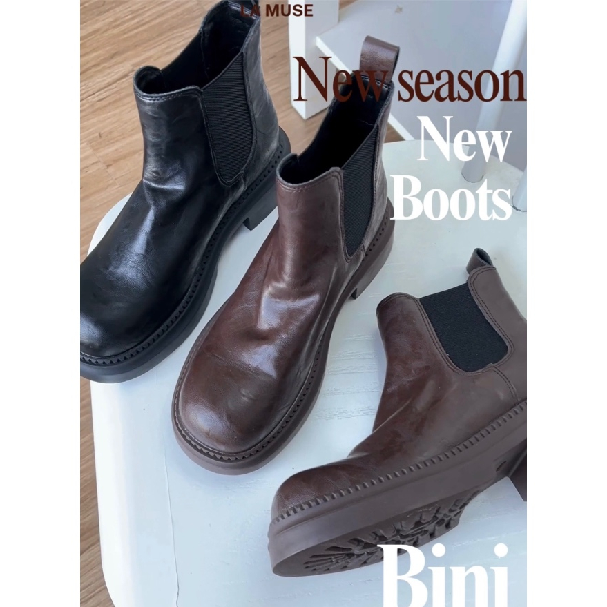 La muse - Chelsea boots cổ thấp cá tính cho nữ Bini