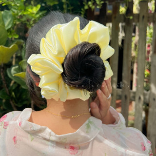 SIZE 16cm SIÊU PHỒNG | Cột Tóc Scrunchies Lụa Mềm Mịn Xinh Xắn Handmade ♡ CHERRYSUMMER