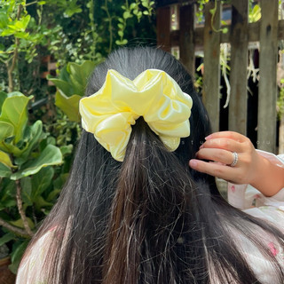 SIZE 16cm SIÊU PHỒNG | Cột Tóc Scrunchies Lụa Mềm Mịn Xinh Xắn Handmade ♡ CHERRYSUMMER