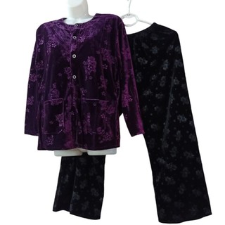 Bộ đồ nhung bà ba tặng bà