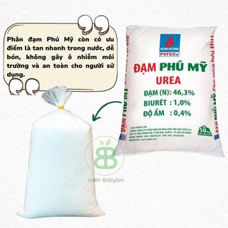 Phân Đạm Ure Phú Mỹ , Chuyên Rau, Hoa, Cây Cảnh, Tăng Năng Suất, Cung Cấp Hàm Lượng Đạm Cao - Túi 1KG