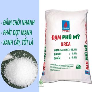 Phân Đạm Ure Phú Mỹ , Chuyên Rau, Hoa, Cây Cảnh, Tăng Năng Suất, Cung Cấp Hàm Lượng Đạm Cao - Túi 1KG