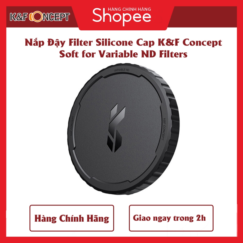 Nắp Đậy Filter Silicone Cap K&F Concept Soft for Variable ND Filters