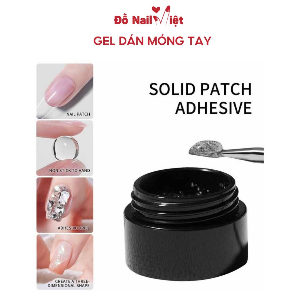 Gel dán móng tay, dán móng up, gel nặn hình đa năng , gel khô tạo hình trang trí gắn móng up-ĐỒ NAIL VIỆT