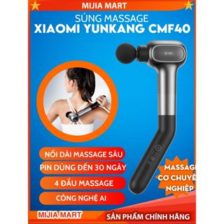Máy massage cơ chuyên nghiệp thông minh Xiaomi Yunkang CMF40. Súng massage cầm tay đa năng