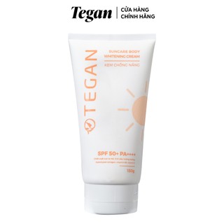 Kem chống nắng body TEGAN 150ml giúp nâng tone SPF 50+ chống nắng che mờ khuyết điểm
