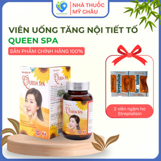 Viên uống đẹp da Sâm tố nữ mầm đậu nành QUEEN SPA ESTROGEN LADY, tăng cường nội tiết tố nữ