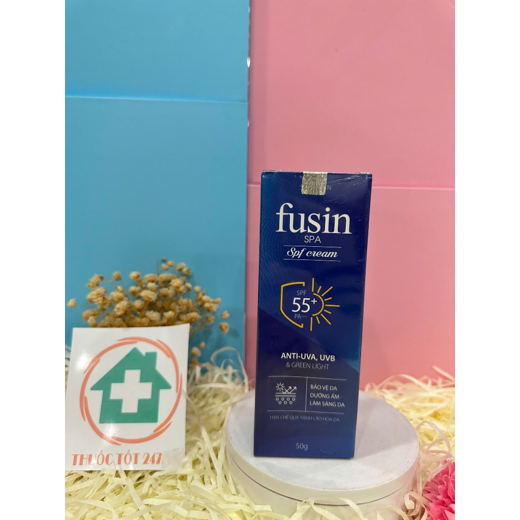 Kem chống nắng 6 in 1 FUSIN SPA SPF Sun Cream 55+ dưỡng da, chống tia UV giúp ngăn ngừa nám, sạm da chính hãng