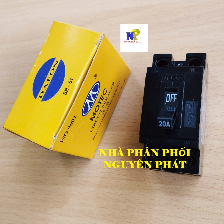 [MOTEC] Cầu Dao An Toàn (Aptomat) CB Cóc Đen