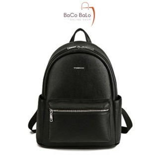 Balo Da Đi Học Size 38 Họa Trơn Đen Chất Liệu Da PU Hàng Quảng Châu