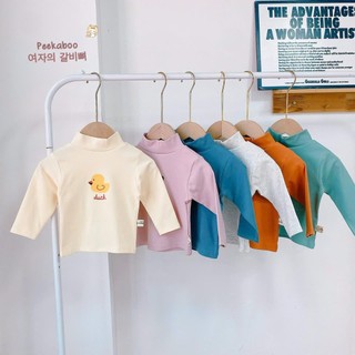 Áo cổ 3 phân cotton tăm Peekaboo (6-16kg)
