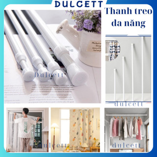 Thanh Treo Rèm Cửa Đa Năng Có Thể Điều Chỉnh Kéo Dài Không Cần Khoan Tường Đường kính 22mm